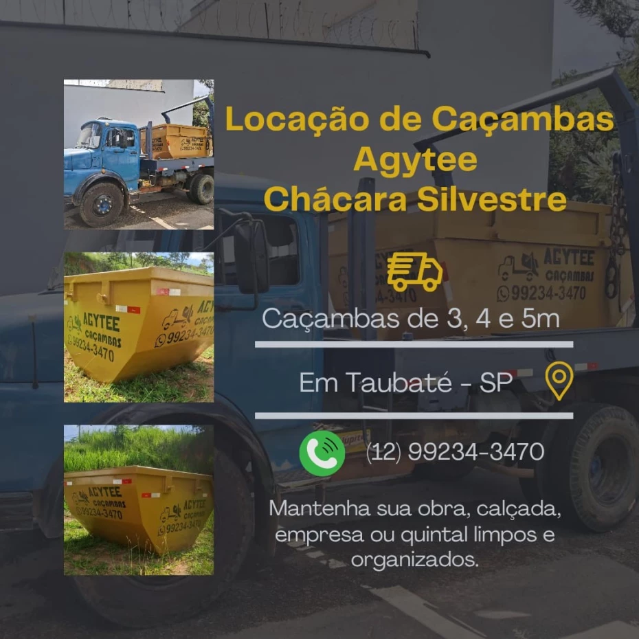 Foto 1:  — Locação de Caçambas Agytee